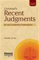 Recent Judgments